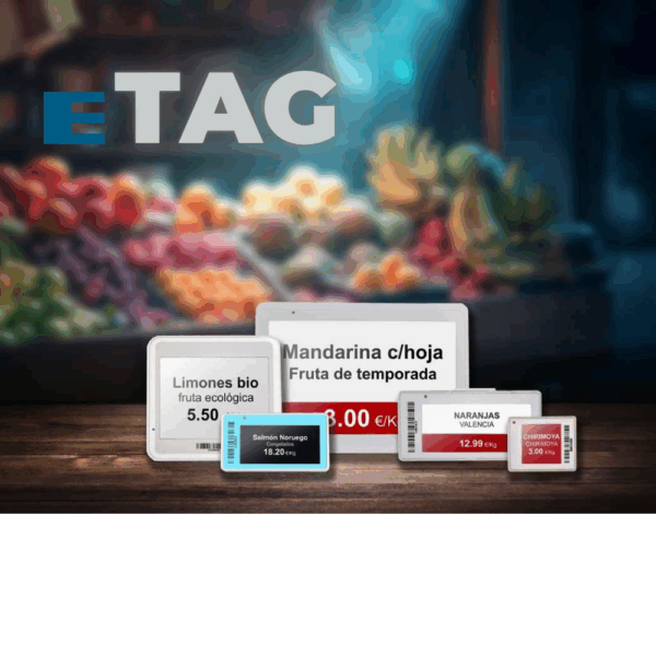 eTAG EPELSA – Étiquettes de prix électroniques connectées