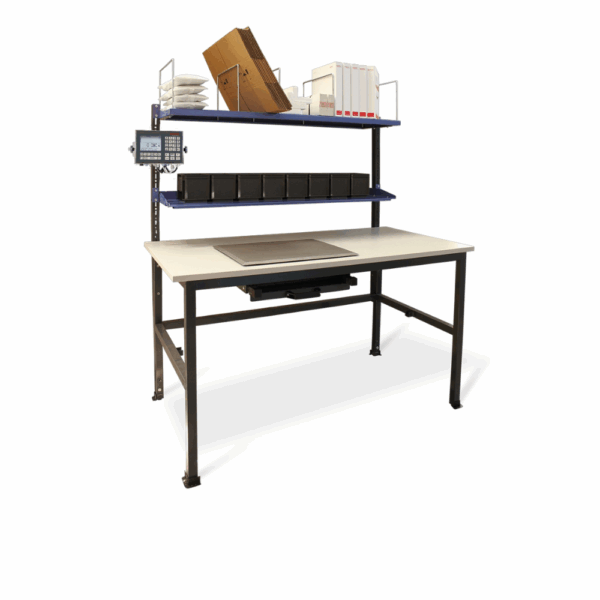 Système de pesage pour tables d’emballage